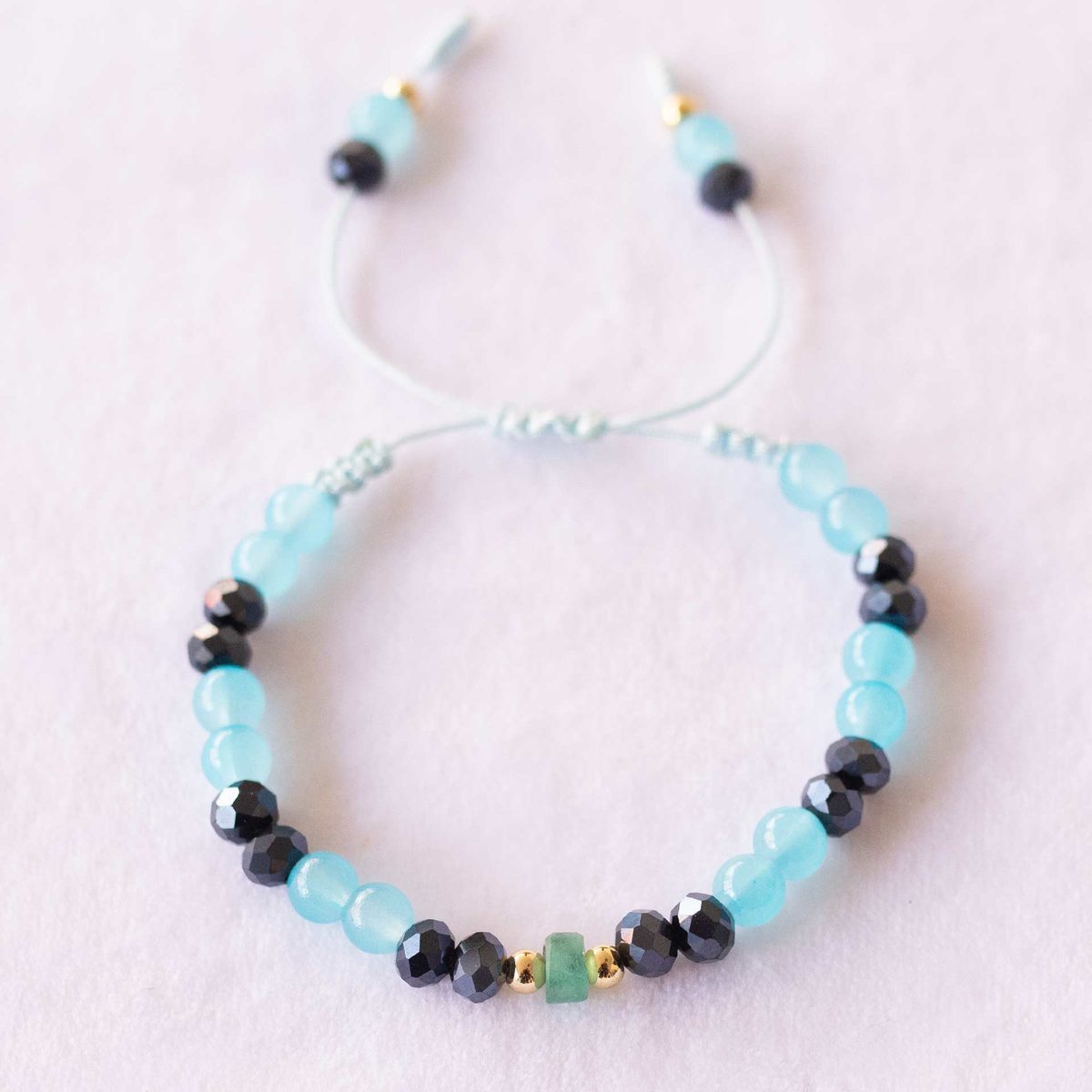 Pulsera Celeste de esmeralda colombiana – Emeraldland (vista 3)