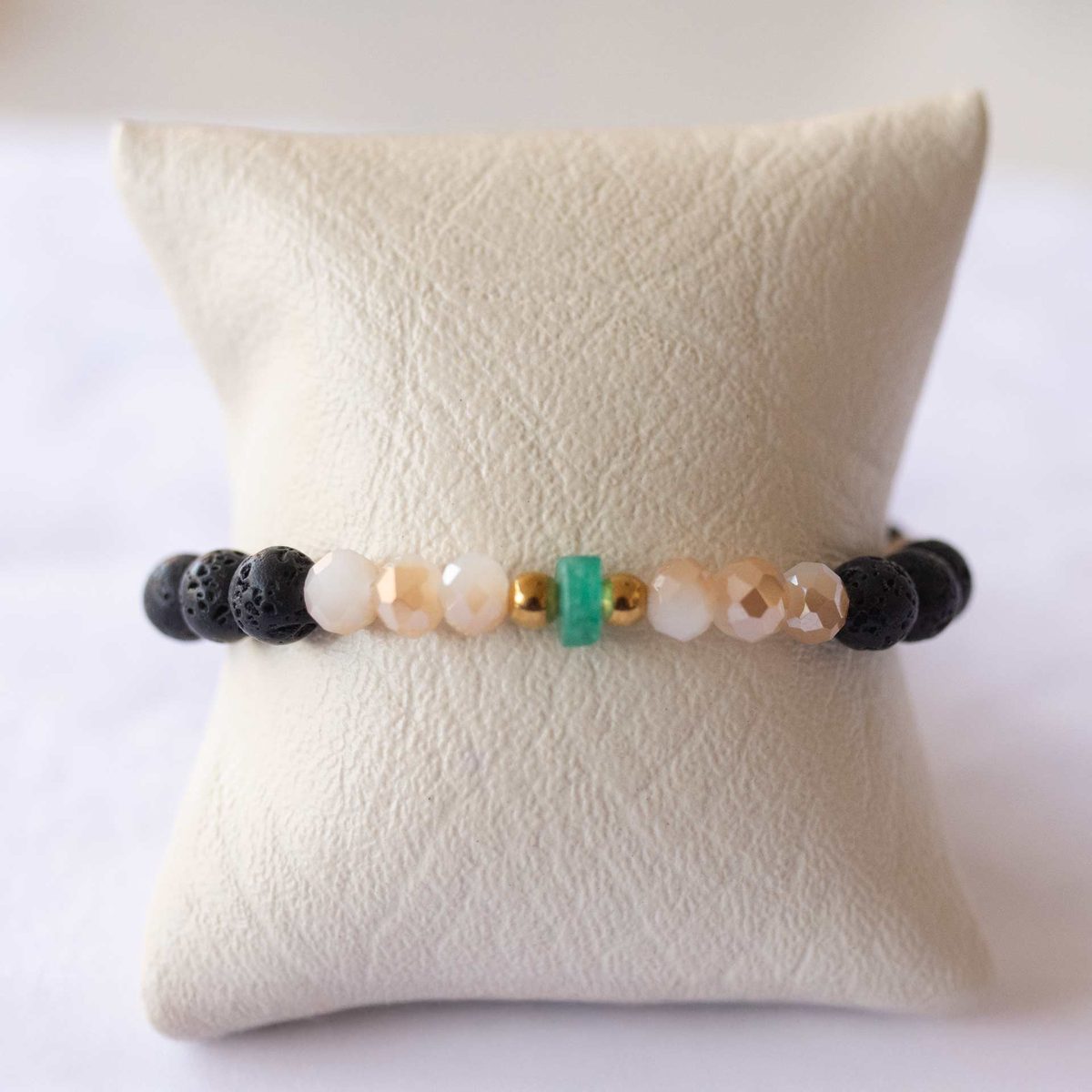 Pulsera Gaia de esmeralda colombiana – Emeraldland (vista 2)